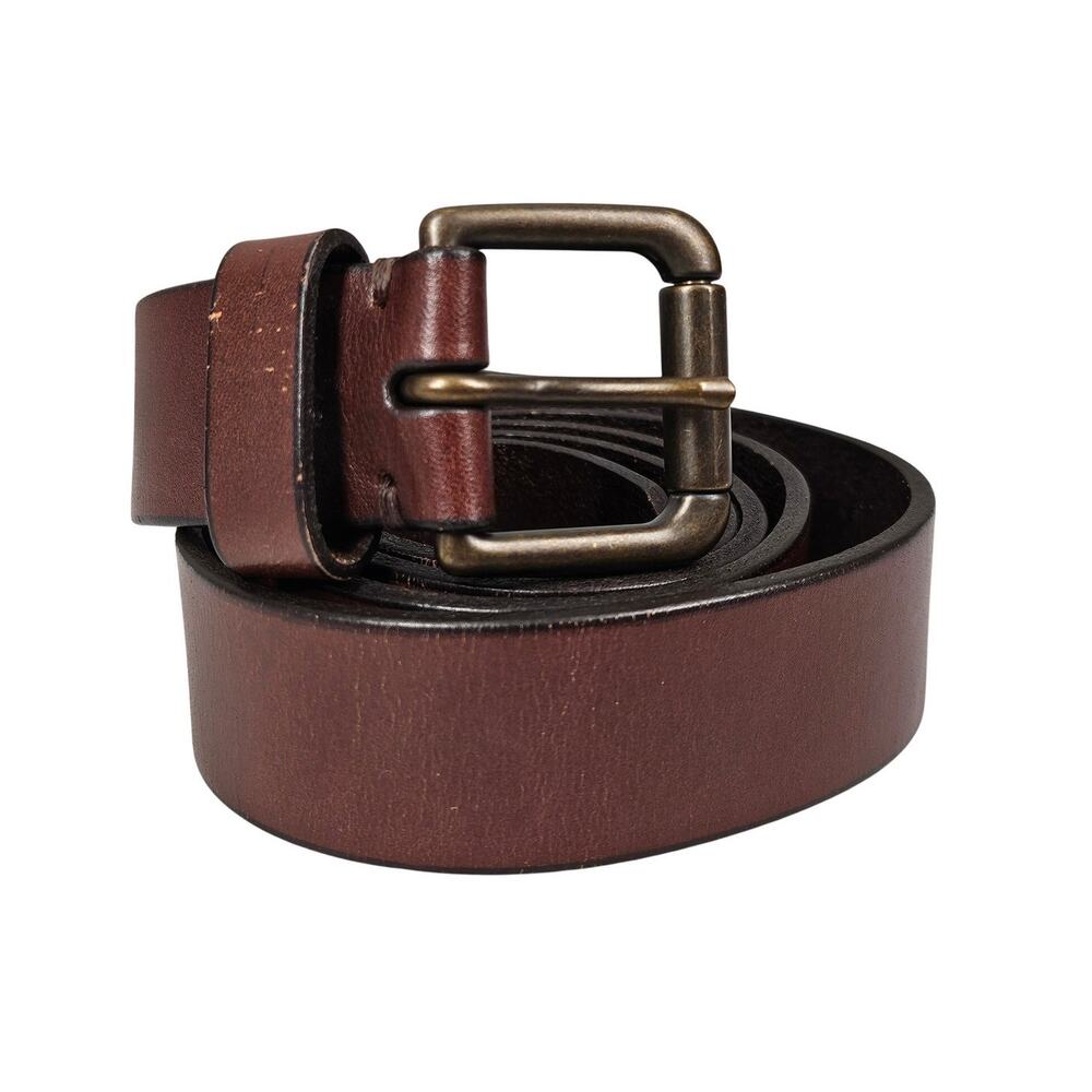 J.CREW BROWN LEATHER BELT – STYLE BW730 – 100% LEATHER – 38–42" FIT RANGE